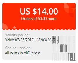 Купон AliExpress -14$ при покупке от 60$