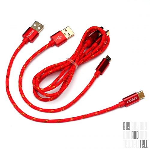 Недорогие кабели SPEDU USB Type C, Micro USB, Lightning