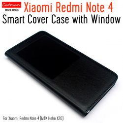 Smart-чехол с окном для Redmi Note 4