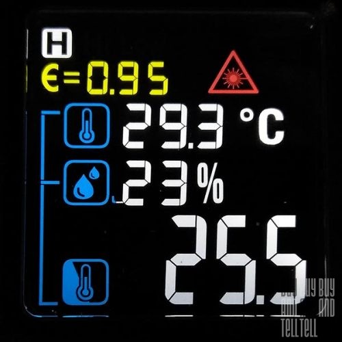 MESTEK IR01C Digital Infrared Thermometer and Hygrometer